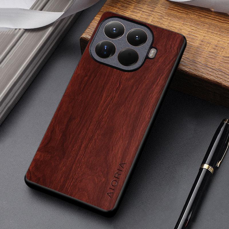 Для Xiaomi 15T Pro 15 Ultra Чехол Capa Coque Стильный Прочный Деревянный Принт Кожаный Чехол из ПУ для Xiaomi 15t Чехол Funda