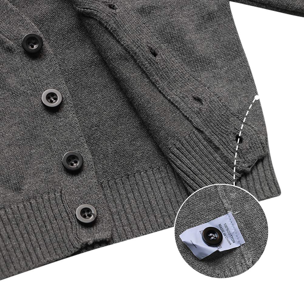 KISBINI Вязаный кардиган Однотонный Длинный Хлопковый Простой Верхняя одежда для Девочек и и Размер 100 Мальчиков Свитер, V-образный вырез, Цвет, Рукав, Пальто, Открытый спереди, Мальчики,