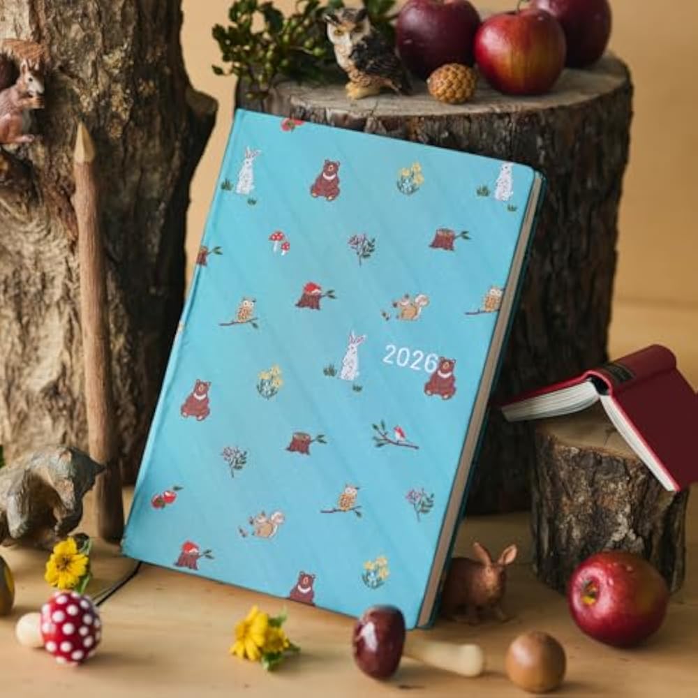 Hobonichi Notebook 2026 HON English Edition Thai & Chief/In the Forest [A5/1 day, 1 page/January,...