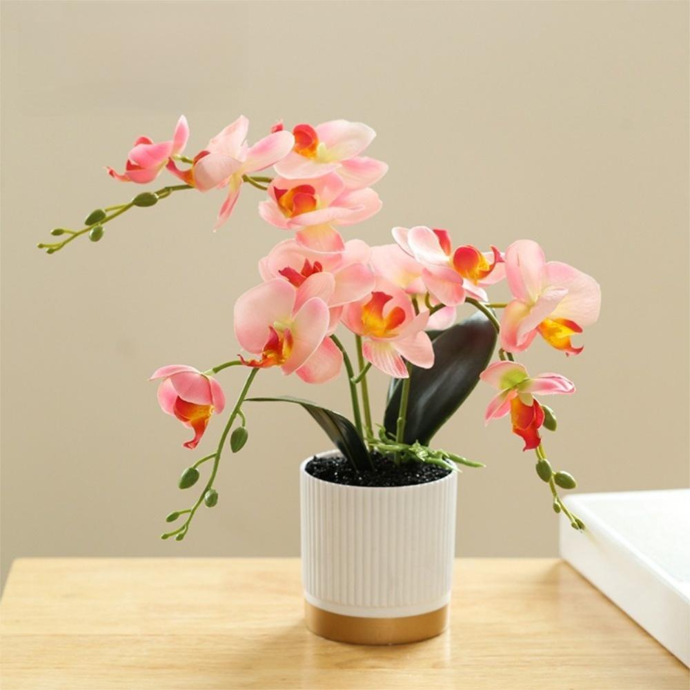 Цветок Фаленопсис Искусственные Цветы Имитация Бонсай Орхидея Новая Поддельная Фаленопсис