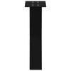 Vidaxl Nogi Do Stolika Kawowego, 2 Szt., Czarne, 28X(42-43) Cm, Stal