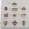 10 Styles Gold Drop Oil Pendant Charms for DIY Creative Mask & Party Jewelry Accessories