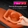 Совместимо с Ideal L8/L9: Третий подстаканник с дренажным отверстием и коврик для хранения для салона автомобиля