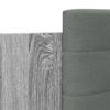 Bed Frame with Headboard Grey Sonoma 135 x 190 cm Engineered Wood