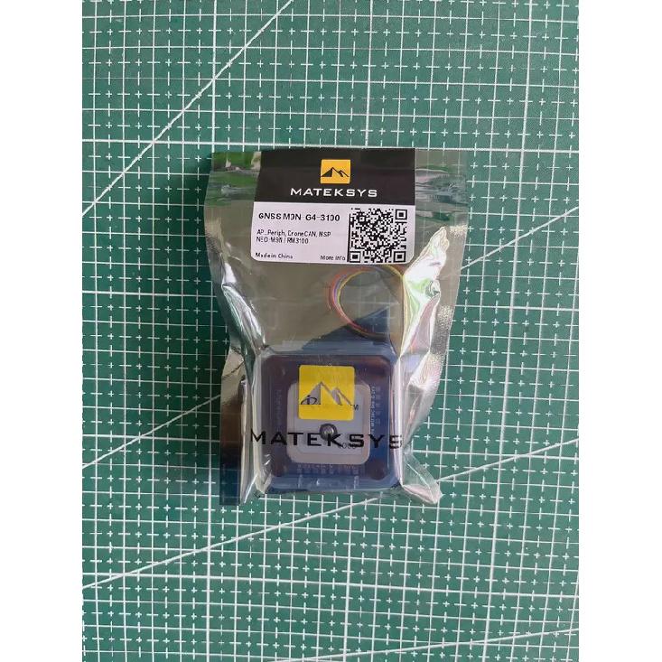 Mateksys M9N-G4-3100 GNSS GPS Module FPV Drone UAV AP_Periph DroneCAN CAN FD RM3100 Compass UART MSP ArduPilot INAV Compatible