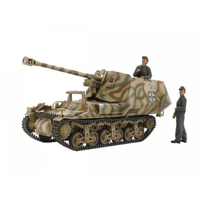 Tamiya 135 Военная миниатюра Серия №370 Немецкая противотанковая самоходная пушка Мардер I Пластиковая модель 35370