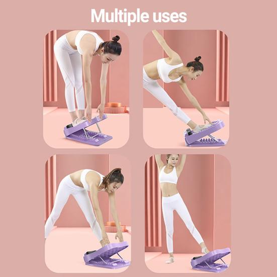 Растяжка для икр Наклонная доска 10 уровней регулировки Массаж стоп Физиотерапия Наклонная доска Мужчины Женщины Тренировка подвижности голеностопа Тренировочный клин