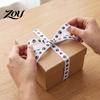 DIY Gift Wrapping Supplies 0.4" x 9.8 Yards Paw Print Ribbed Ribbon, Decorative Fabric Ribbon for Durable Jewelry Making Pet Themed and Craft