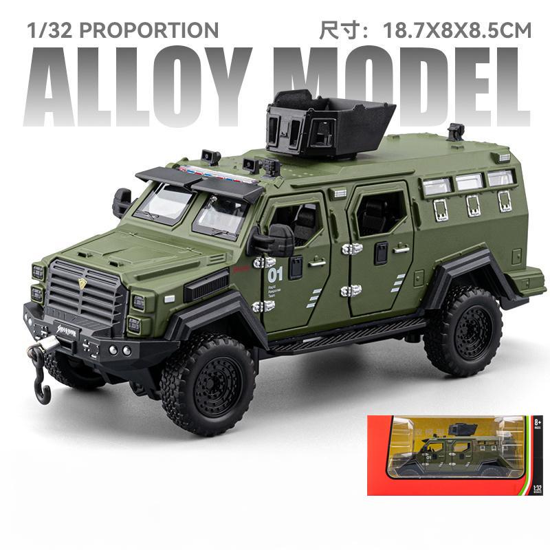 FETG4 1:32 Ford F-550 Strengthened 4*4 Off Road Special Vehicles Alloy Diecast Model Car Children's Toy Car Military Series Hobby Gift