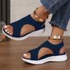 Women Sandals Summer New Simple Solid Color Flat Bottom Anti Slip Shoes for Women Outdoor Leisure One Step Sandals Women
