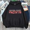 Fuerza Regida X Bellakath Fresita Hoodie Graphic Printing Fashion Hip Hop Sweatshirt Comfortable Clothing Fleece Pullovers Tops