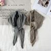 Hollowed-out Triangle Scarf Pure Color Neckerchief Trendy Neck Scarf  Photo Props