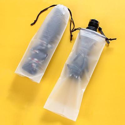 2 компл./4 шт., водонепроницаемый карманный зонтик на шнурке, прозрачная сумка для хранения