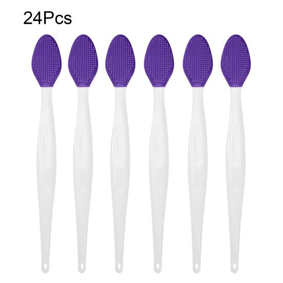 Силиконовая щетка для скрабирования губ, двусторонняя, эксфолиатор для губ для осветления темных