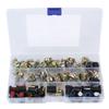 80Pcs Potentiometer B5K B10K B20K B50K B100K Linear Taper Set Kit with Knob for Audio Control