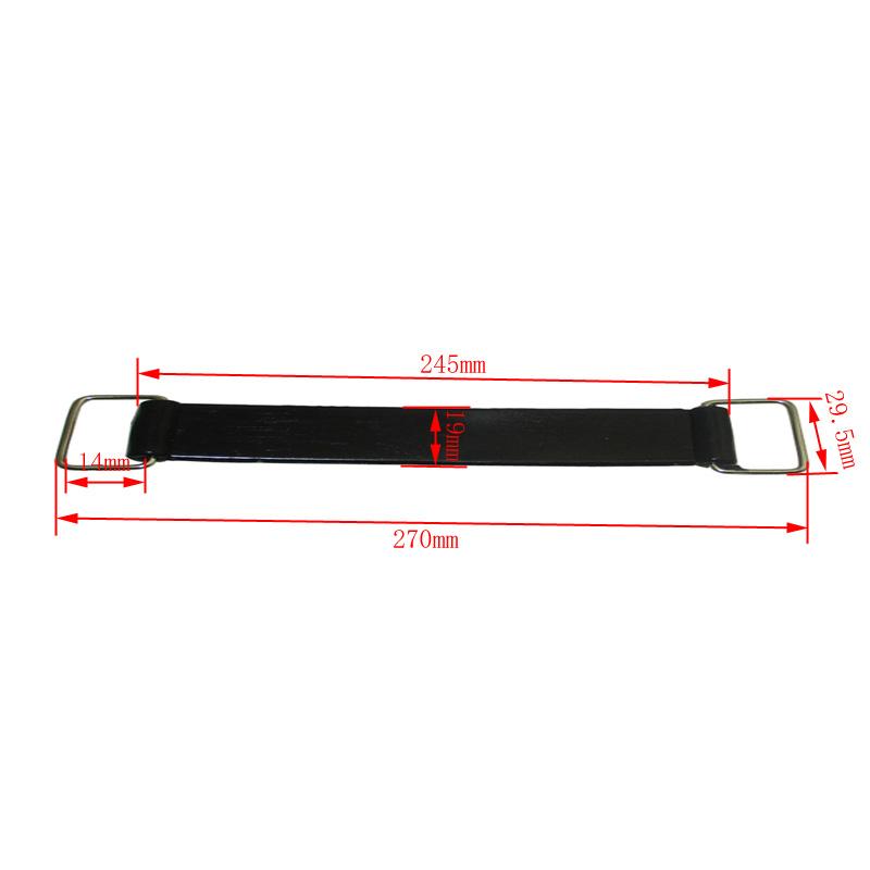 XLJOY 127mm/175mm/220mm/270mm Rubber Battery Strap Belt For ATV Quad Go Kart Pit Dirt Bike Motorcycle