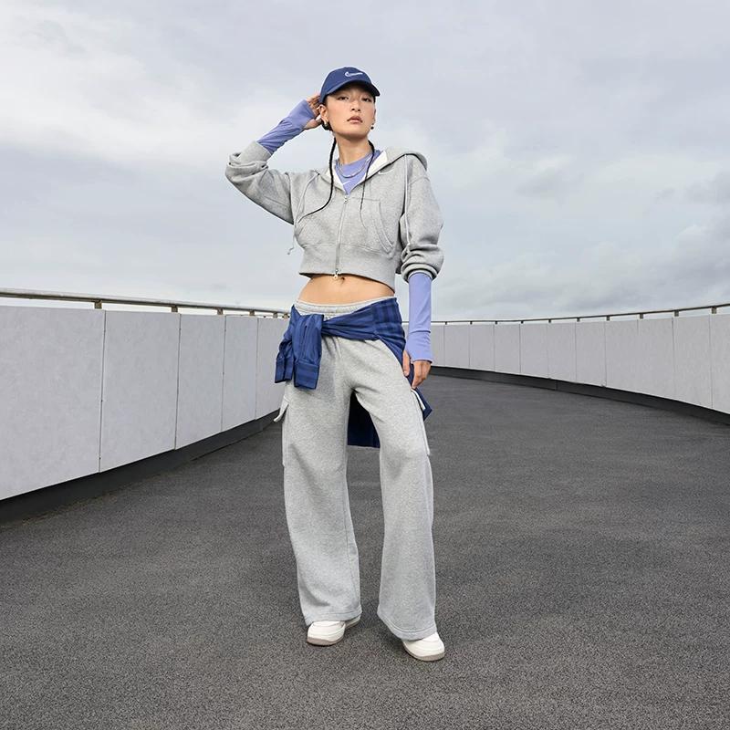 Nike Женские низкие беговые кроссовки Air Force One - Зимний новый стиль - NIKE AIR FORCE 1 SHADOW IO7594