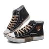 Pocket Bear High-top Canvas Shoes Women's Canvas Shoes Versatile Cute Board Shoes New White Women's Shoes