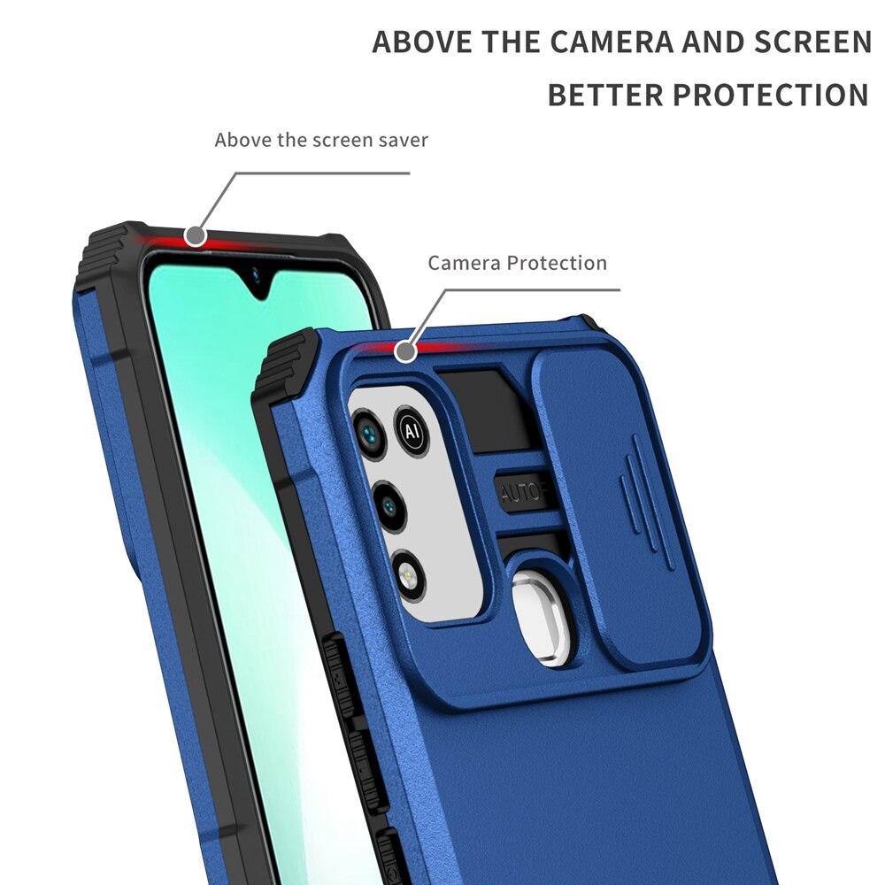 KEYSION Противоударный чехол для Infinix Hot 11 Play 10, защита камеры, чехол с подставкой для телефона Hot 11S NFC 10i 10S