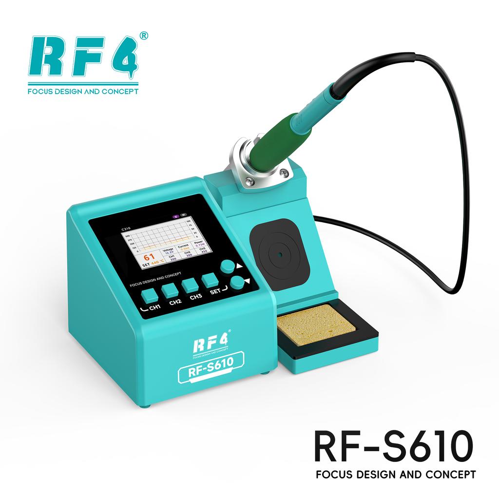 RF4 RF-S610 Smart Soldering Station Soldering Kit Professional High-power for Phones Repair Temperature Control Iron Tools Set