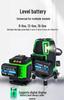 Universal Infrared Laser Level Fast-Charging Lithium Battery with Spirit Level Accessories