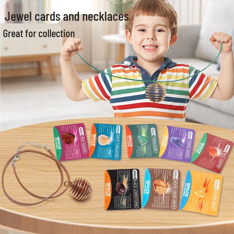 Браслет из драгоценных камней «Восемь планет», ручная работа, археологические раскопки, развивающая игрушка