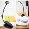 5 LEDs Clip On Goosenecks Clip Computer Travel Nightlight LED Lighting Book Light Desk  Lamp