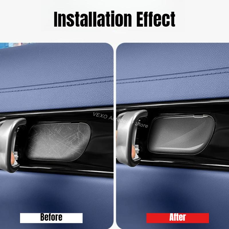 For Geely Galaxy EX5 E5 2025 2026 Car Door Handle Bowl Protective Sticker Epoxy Resin Anti-Scratch Cover Trim Interior Accessory