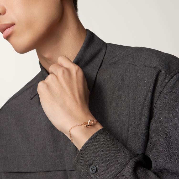 Cartier LOVE Браслеты с бриллиантами из 18-каратного золота Унисекс Розовое золото B6084200