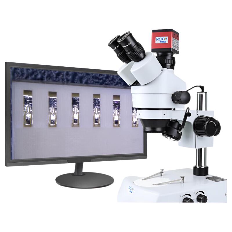AOSVI HD Continuous Zoom Stereo Microscope