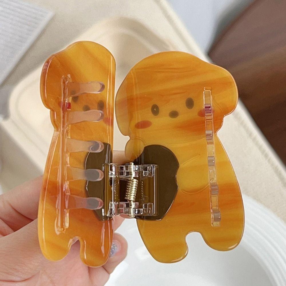 Уксусная кислота Мультяшная заколка для волос Щенок Заколка Акула Милая ацетатная кошачья заколка для волос Женская