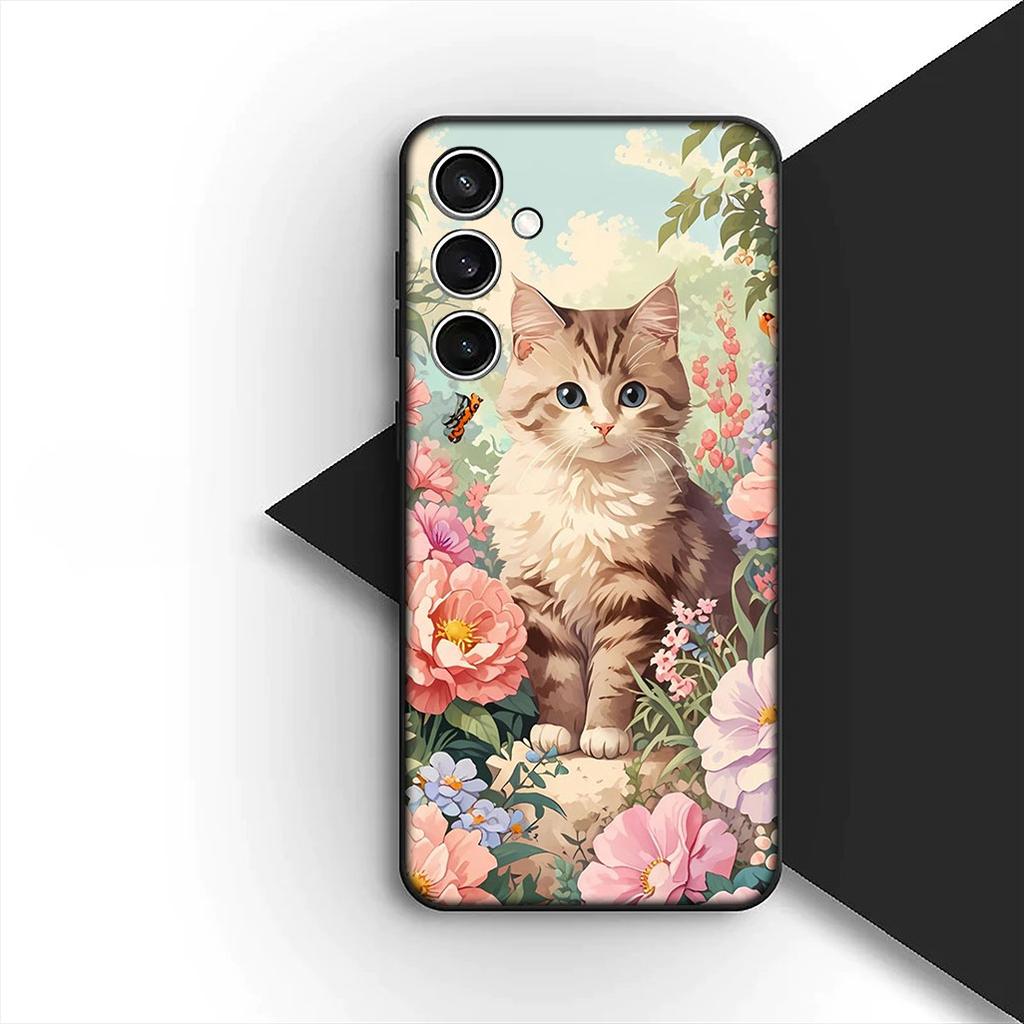 Чехол для Xiaomi Redmi Note 12 11 10 A3 Pro 10A 10C 12C Note12 5G 4G Силиконовый чехол для телефона Комиксы Мяу Котёнок Кошка