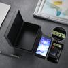Блокирующий сигнал телефона Faraday Box для автомобильных ключей, из искусственной кожи, защита от кражи, RFID, защита от радиочастотного излучения, безопасный бокс-защита для брелока автомобиля