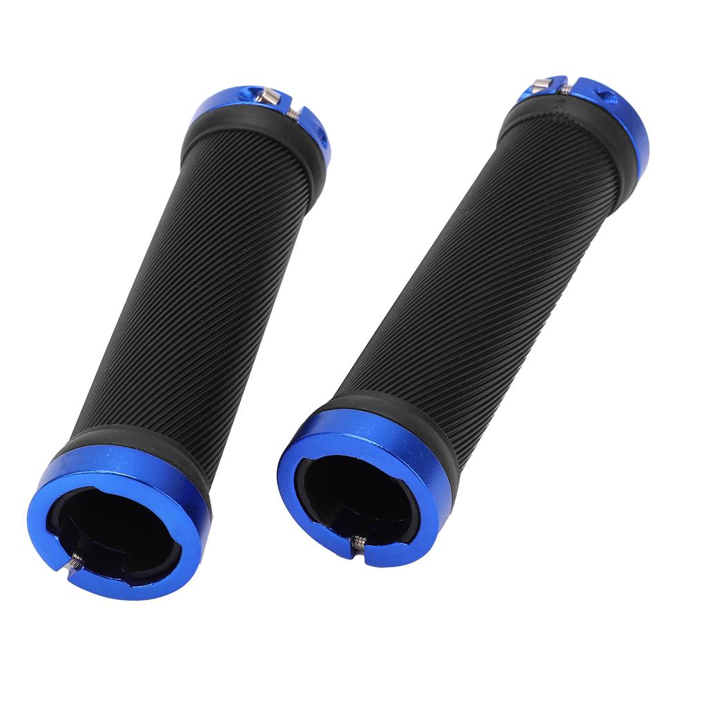 Велосипедные ручки Защита окружающей среды Противоскользящие Износостойкие Велосипедные рули для езды на велосипедеСиний