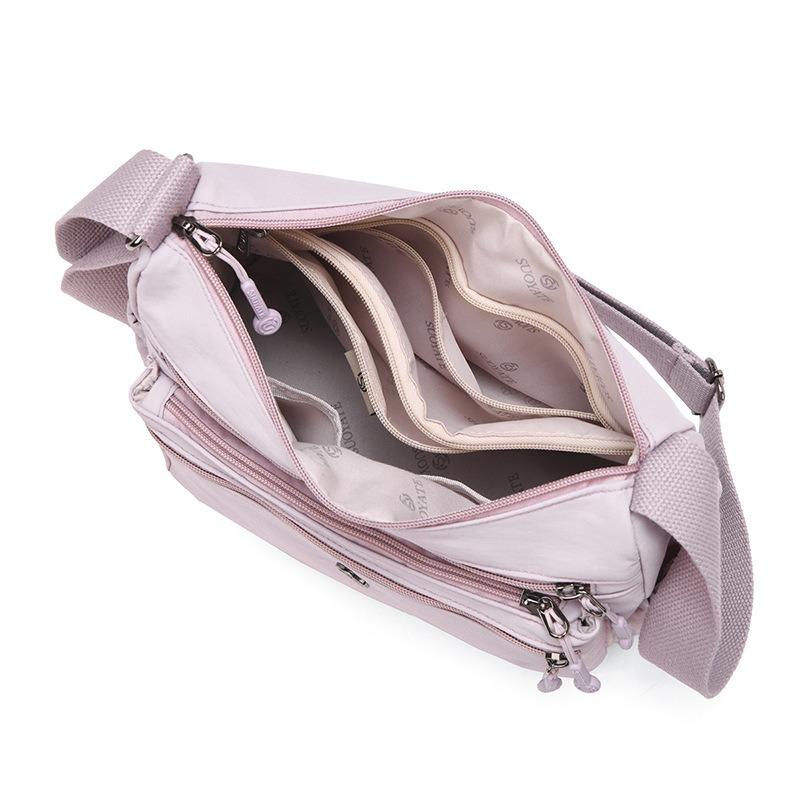 Модная дорожная нейлоновая плечевая сумка большой вместимости, новая дорожная легкая сумка для мамы, ультралегкая женская сумка-мессенджер