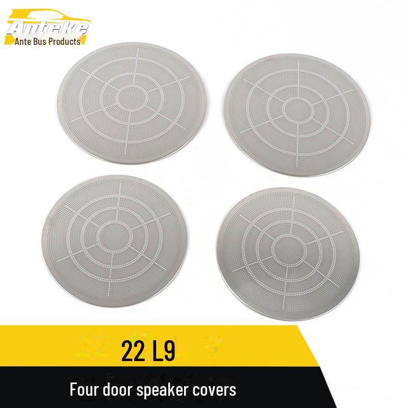 Ideal 22 L9 Speaker Cover Sequins: Stainless Steel Four-Door Speaker Panel Accessories