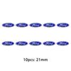 5/10Pcs 21mm Car Control Key Emblem Stickers Accessories Fit For Ford Ranger C-Max S-Max Focus MK3 Galaxy Mondeo Transit Tourneo VDKS1