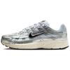P 6000 White Metallic Silver Flat Silver Black Sneakers CD6404-105