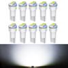 10 шт. Светодиодные лампы T5 W3W W1.2W LED Canbus Для освещения салона автомобиля, приборной панели, индикаторов, клиновидные, для автомобильного щитка приборов, 12 В