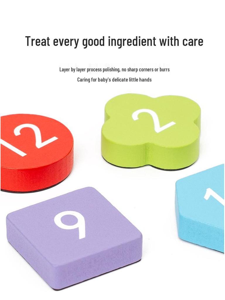 Магнитные цифровые часы-игрушка для учеников начальной школы: Изучайте время весело и познавательно