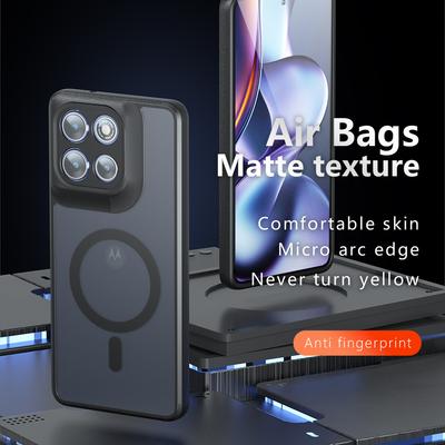 Для Magsafe Магнитный Беспроводной Зарядный Чехол Для Motorola Moto G86 Power MotoG86 Power 5G Ударопрочная Матовая Задняя Крышка Coque