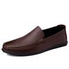 Новейшая мужская обувь из натуральной кожи, мужские лоферы, мокасины, вечерние туфли, повседневные туфли на плоской подошве, модная обувь для вождения, деловая обувь