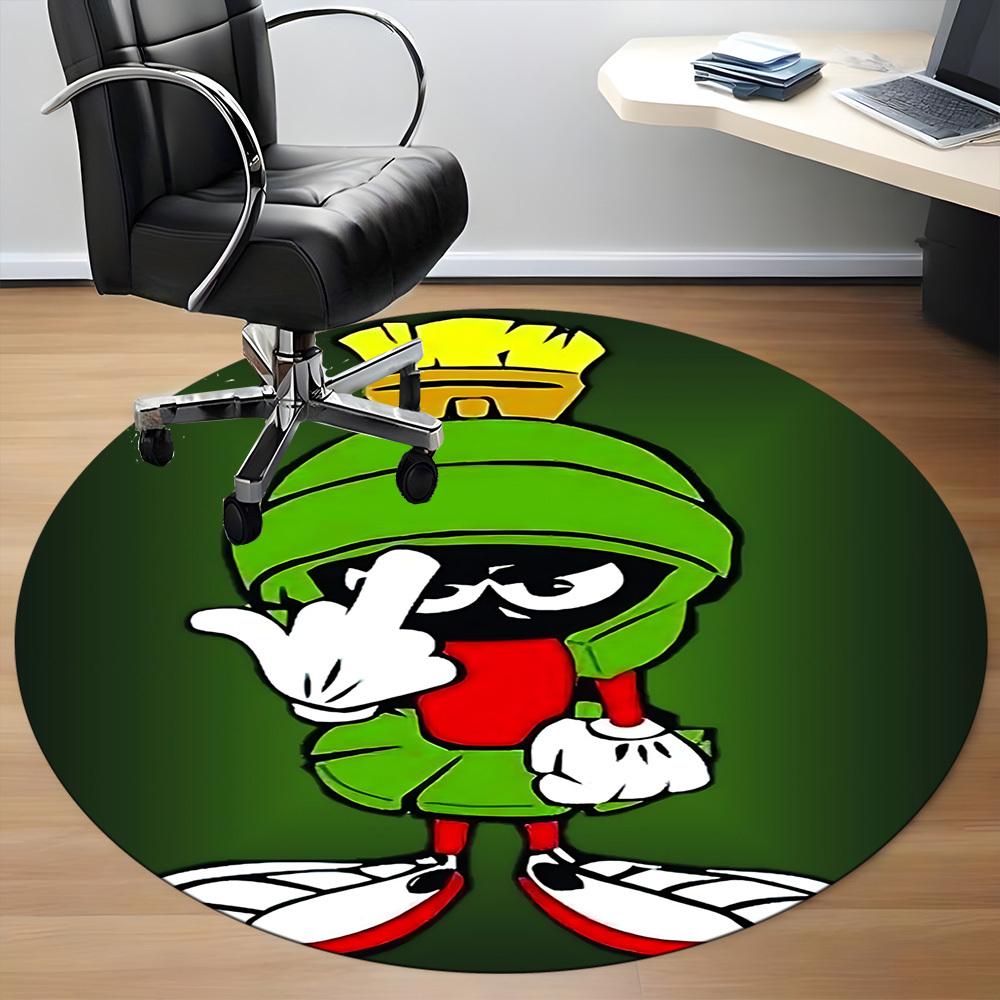 Looney Tunes Marvin The Martian Office Round Area Rug, Under Office Chairs Bedroom Living Room Home Decor a1022297
