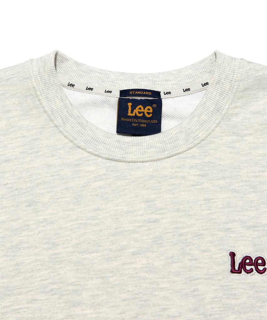 Свитшот LEE с маленьким логотипом-твич Овсяный
