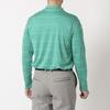 FootJoy FJ Logo Jacquard Long Sleeve Mock Neck Shirt, Green, Men's, Size XL (FJ-F24-S11, 32097-XL)