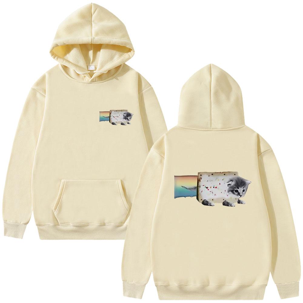 Funny Game Rainbow Nyan Cat Vintage Acid Hoodie Unisex Clothing Casual Humor Hooded Tracksuit Unisex Vintage Pullover Hoodies