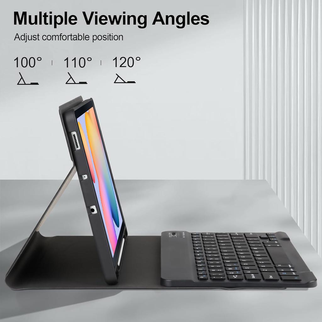 For Samsung Galaxy Tab S6 lite 10.4-inch Case, Keyboard Case for Samsung Galaxy Tab S6 lite 10.4-inch