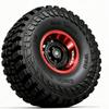 RS Red Spider 1/10 Внедорожник-краулер Jeep с колесами 1.9" War Soul, Красные и черные металлические диски Красный Кот