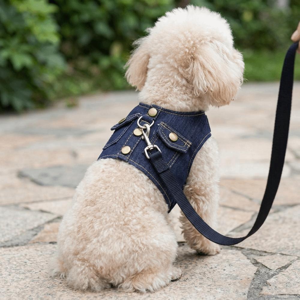 Oxford cloth Pet Harness Vest Style Escape Proof Harness Comfortable Vest Harness Pet Training