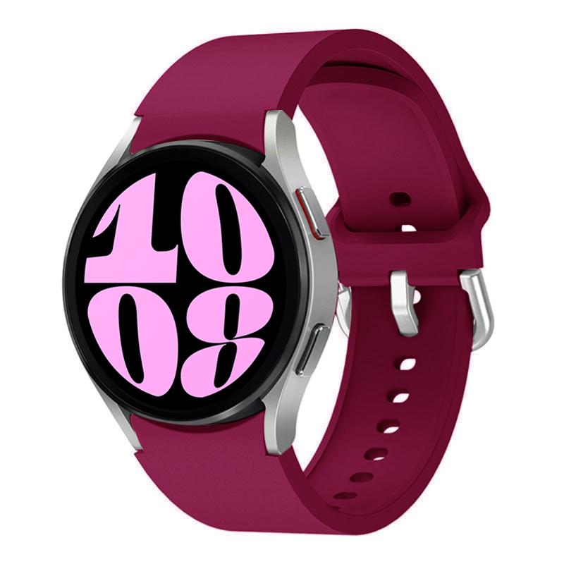 Силиконовый ремешок для Samsung Galaxy Watch 7/6/5/4 44мм 40мм/5 Pro 45мм Браслет Galaxy Watch 4/6 Classic 47мм 43мм 46мм 42мм Ремешок